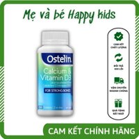 Canxi cho bà bầu, Ostelin Calcium & Vitamin D3, 130 viên của Úc