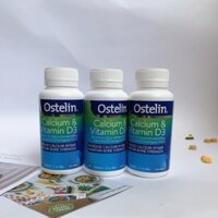 Canxi cho bà bầu - Ostelin Calcium & Vitamin D3 130 Viên