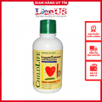 Canxi Dạng Lỏng Vị Cam Tự Nhiên CHILDLIFE Liquid Calcium with Magnesium 473ml của Mỹ