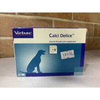 Canxi dành cho chó mèo -calci delice Virbac