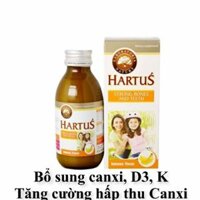 Canxi Hartus bổ sung : canxi, vitamind3, vitamin k2
