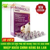 CANXI HỮU CƠ CHO BÀ BẦU VÀ SAU SINH MUMMACAL-ZT Diamond (Aquamin, vitamin D3, vitamin k2) | NHẬP KHẨU CHÍNH HÃNG BA LAN