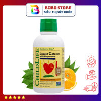 Canxi Hữu Cơ cho trẻ ChildLife Liquid Calcium And Magnesium Chính hãng