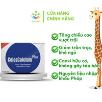 Canxi hữu cơ Coloscalcium Plus tăng chiều cao tối đa cho con trong 1000 ngày vàng