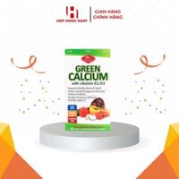Canxi hữu cơ Green Calcium của Mỹ – Bổ sung canxi cho bà bầu, sau sinh và cho con bú, người lớn, hộp 100 viên