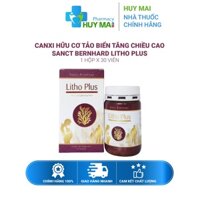 Canxi hữu cơ tảo biển tăng chiều cao Sanct Bernhard Litho Plus Hộp 30 viên