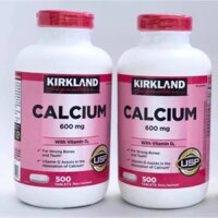 Canxi Kirkland Calcium 600mg + D3