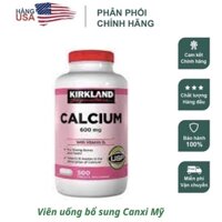 Canxi Kirkland- Calcium + D3 Kirkland 500 viên