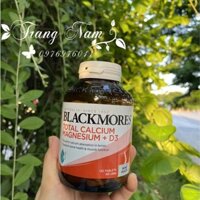Canxi magie total Blackmores Úc lọ thuỷ tinh 125 viên