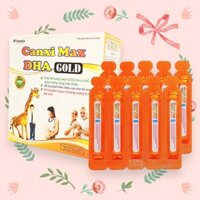Canxi Max DHA GOLD (hộp 20 ống 10ml) - Mỗi ống cung cấp 1300mg canxi hữu cơ