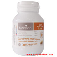 Canxi Milk Calcium Bioisland Úc