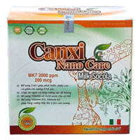 Canxi Nano Care Milk Socola, hỗ trợ phát triển chiều cao cho trẻ