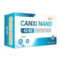 Canxi Nano D3-K2 Kingphar 3 vỉ x 10 viên - Hỗ trợ bổ sung canxi, vitamin D3