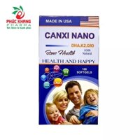 CANXI NANO DHA, K2, Q10, HỖ TRỢ PHÒNG CHỐNG CÒI XƯƠNG, BỔ XUNG CANXI CHO PHỤ NỮ MANG THAI