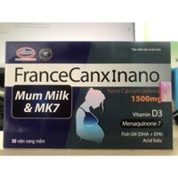 (Canxi Nano) FRANCE CANXINANO, Bổ Sung Canxi Cho Mẹ Bầu, Người Lớn Và Trẻ Còi Xương