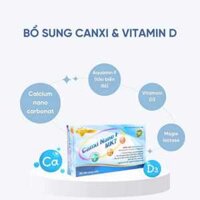 CANXI NANO hữu cơ MK7,giành cho Bà bầu và Mẹ sau sinh + Người lớn tuổi - Hộp 30 viên