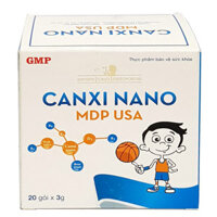 Canxi Nano MDP USA, giúp hỗ trợ bổ sung canxi nano, vitamin