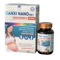 Canxi Nano MK7 Aquamin F 800mg - Hộ 30 viên - nguyên liệu nhập khẩu - bổ sung canxi hữu cơ, Vinaphar