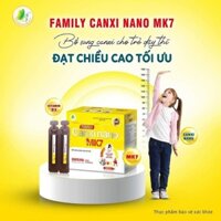 Canxi Nano Mk7 giúp con phát triển chiều cao vượt bậc