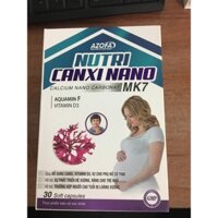 CANXI NANO NUTRI - Bổ Sung Canxi Cho Bà Bầu, Mẹ Sau Sinh, Người Lớn. Hộp 30 viên