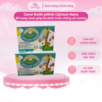Canxi nước Jollivit Calcium Nano bổ sung canxi cho bé từ 1 tuổi trở lên giúp bé phát triển chống còi xương