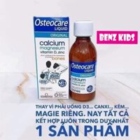 Canxi nước Osteocare liquid 200ml chính hãng Vitabiotics Anh thơm ngon dễ hấp thụ cho bé trên 3 tuổi và mẹ bầu khoẻ