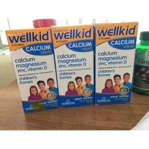 Canxi nước Wellkid Calcium Liquid cho bé từ 4-12 tuổi