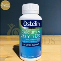 Canxi Ostelin 130v_ Ostelin vitamin D & Calcium: Úc dùng cho bà bầu và và người lớn.