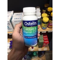 Canxi Ostelin 130v_ Ostelin vitamin D & Calcium: Úc dùng cho bà bầu và và người lớn.