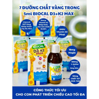 Canxi sinh học BIOCAL D3K2 MAX - Hỗ Trợ Bổ Sung Canxi, D3K2, Magie