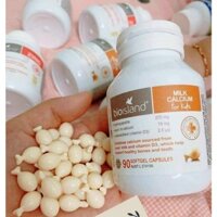Canxi sữa Bio island Milk Calcium for kids 90 viên cho trẻ từ 7m+