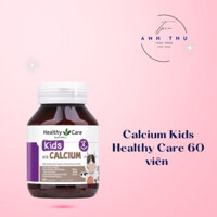 Canxi Sữa Bổ Sung Canxi và Vitamin D3 Cho Bé Healthy Care Milk Calcium, 60 viên - Úc