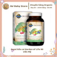 Canxi thuần chay hữu cơ cho mẹ bầu, mẹ sau sinh và người thiếu hụt canxi Mykind Garden of Life 90 viên (BILL US)