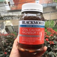 Canxi tổng hợp+ Magie Blackmores Total Calcium & Magnesium + D3 200 viên (Úc)