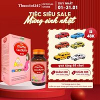 Canxi Unical Amoma Calcium Kids hộp 20 gói – Bổ sung Canxi, Vitamin D3, Vitamin K2 MK7, Kẽm, Lysin cho trẻ