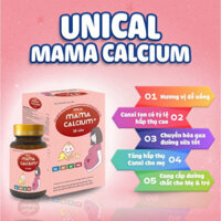 Canxi Unical Mama Calcium - DEKABON hộp 60 viên, Giúp bổ sung Canxi cho mẹ bầu