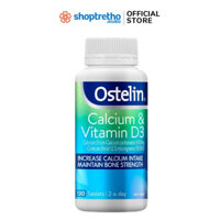 Canxi & vitamin D Ostelin Úc cho bà bầu (130 viên)