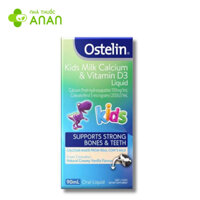 Canxi Vitamin D3 dạng sữa cho bé Ostelin Kids Milk Calcium