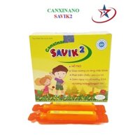 CANXINANO SAVIK2 - GIÚP PHÁT TRIỂN CHIỀU CAO, DỰ PHÒNG CHO TRẺ CÒI XƯƠNG (HỘP 20 ỐNG *10ML)