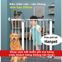 {Cao 105cm) Hàng rào chắn cửa cho chó chắn cầu thang cho trẻ em