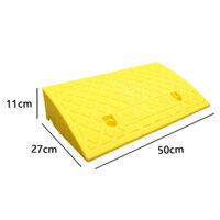 Cao 11cm- VÀNG (50x27x11)  Dốc bục lên xuống, bậc cầu dắt xe ôtô, xe máy, cầu dắt xe, bục lên xuống xe, có lỗ chờ bắt ốc
