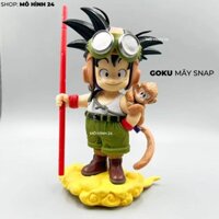 [CAO 17CM] Mô hình Goku Mây Snap cầm gậy khỉ con cưỡi cân đẩu vân figure dragon ball songoku kid