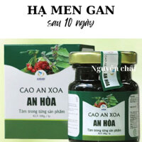 Cao an xoa An Hòa hạ men gan sau 10 ngày sử dụng