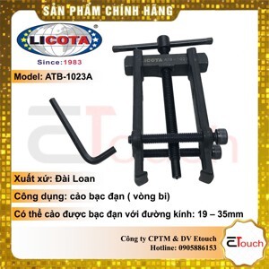Cảo bạc đạn chữ H Licota ATB-1023A