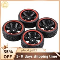 Cao Cấp 1 / 10 Drift Rc Lốp Xe Ô Tô Nhựa Vành Bánh Xe Cứng Hex 12MM Cho Traxxas Tamiya HPI Kyosho Trên Đường Xe Trôi