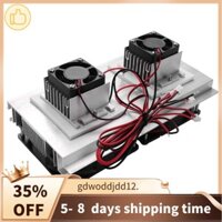 Cao Cấp 1 Chiếc 200 x 115 x 8.5mm 120W Nhiệt Điện Peltier Lạnh Bán Dẫn Hệ Thống Làm Mát Bộ Quạt Đôi