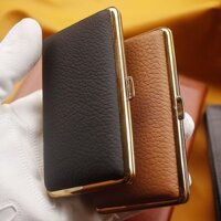 Cao Cấp Ánh Sáng Sang Trọng Hộp Bảo Quản Tính Khí Retro Hộp Đựng Thuốc Lá Hộp Bảo Quản Nữ Hộp Đựng Thuốc Lá 20 Da Hộp Đựng Thuốc Lá Ultra @