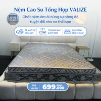 [Cao cấp-BH 15 năm] Nệm cao su tổng hợp cao cấp Valize đủ size 1m/1m2/1m4/1m6/1m8/2m thoáng mát, không bị xẹp