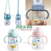 [CAO CẤP] BÌNH UỐNG NƯỚC ỐNG HÚT CHO BÉ 240ML MC GOLDSON