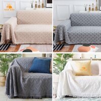 [CAO CẤP] Chăn Thảm Phủ Sofa, Thảm Trang Trí, Trải Sàn Phong Cách Vintage
